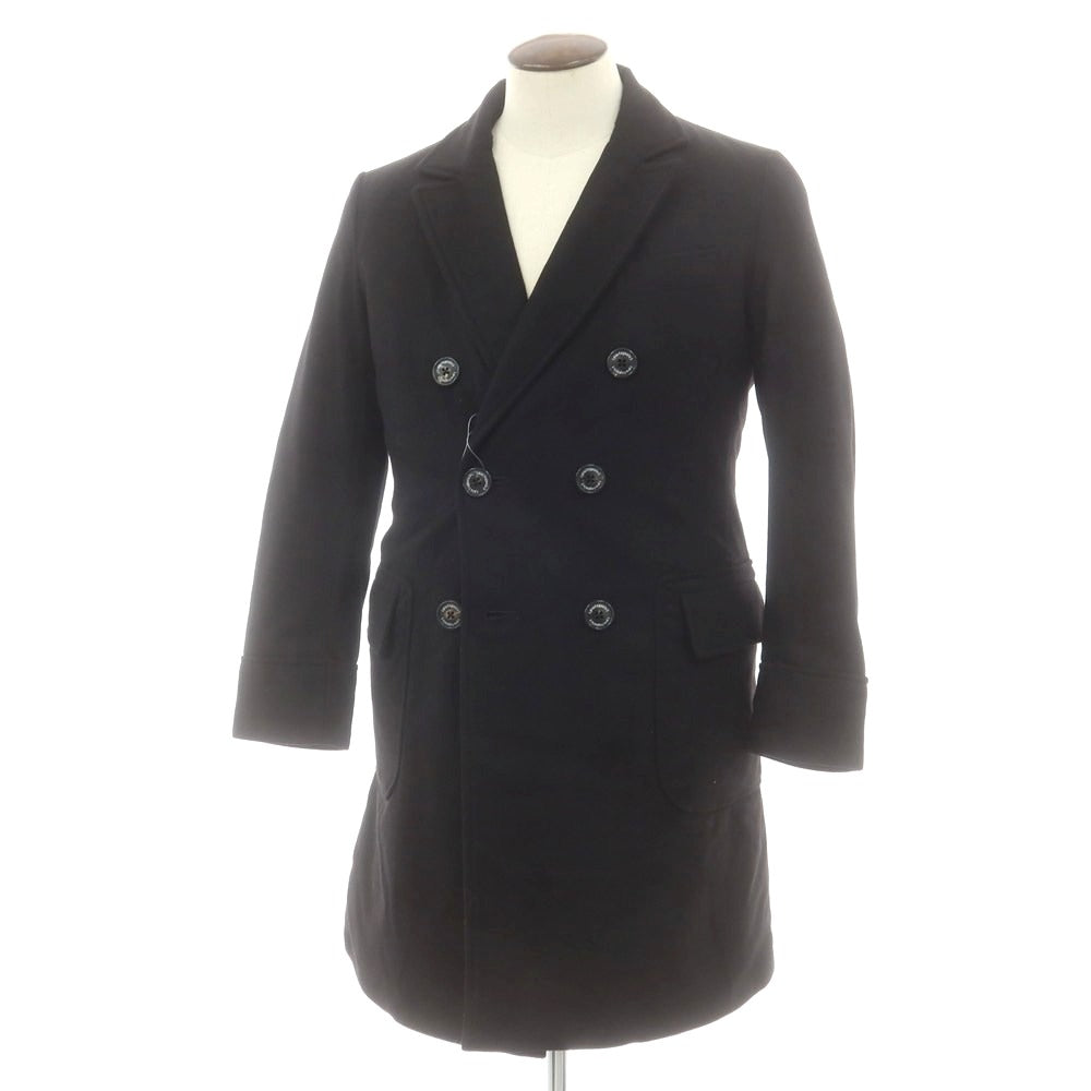 【中古】ウノピュウノウグァーレトレ 1piu1uguale3 × DUVETICA ウール ダウンコート ブラック【 5 】【 状態ランクA 】【 メンズ 】