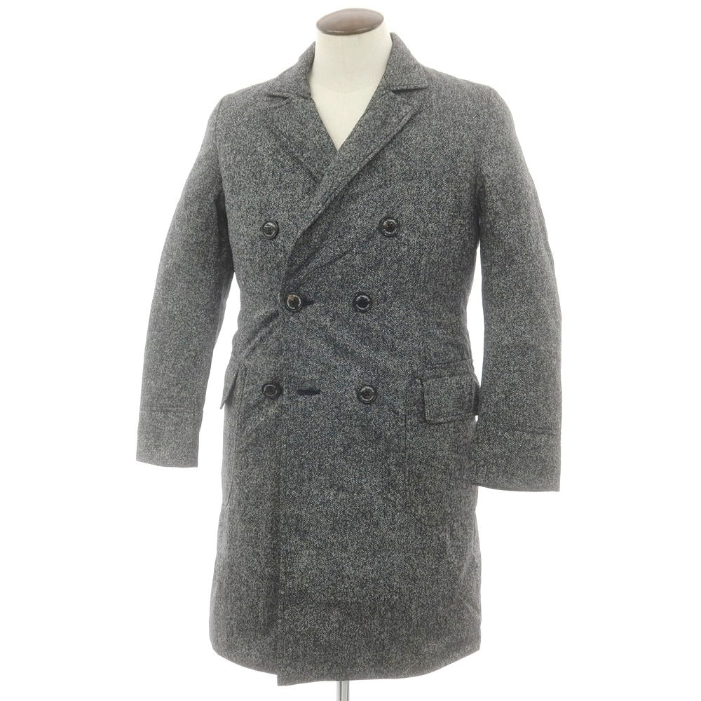 【中古】ウノピュウノウグァーレトレ 1piu1uguale3 × DUVETICA ポリエステル ダウンコート ブラックxホワイト【 5 】【 状態ランクA 】【 メンズ 】