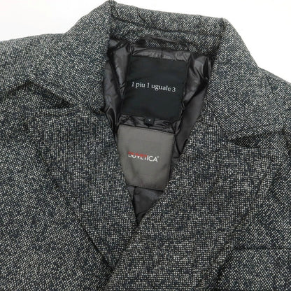 【中古】ウノピュウノウグァーレトレ 1piu1uguale3 × DUVETICA ポリエステル ダウンコート ブラックxホワイト【 5 】【 状態ランクA 】【 メンズ 】