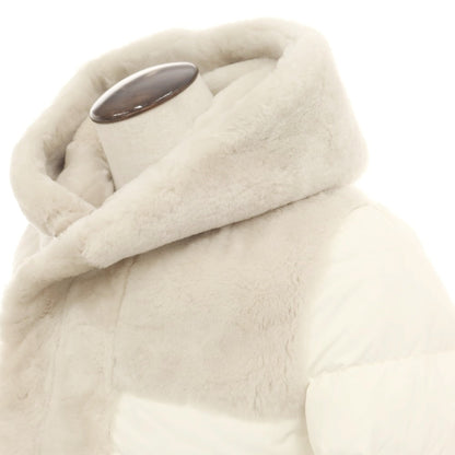 【中古】ウノピュウノウグァーレトレ 1piu1uguale3 × EMMETI ムートン切替 ダウンジャケット オフホワイト系【 3 】【 状態ランクB 】【 メンズ 】