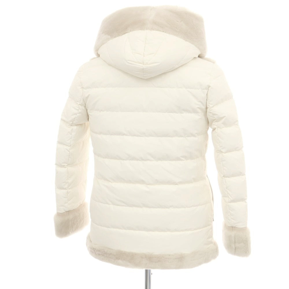 【中古】ウノピュウノウグァーレトレ 1piu1uguale3 × EMMETI ムートン切替 ダウンジャケット オフホワイト系【 3 】【 状態ランクB 】【 メンズ 】