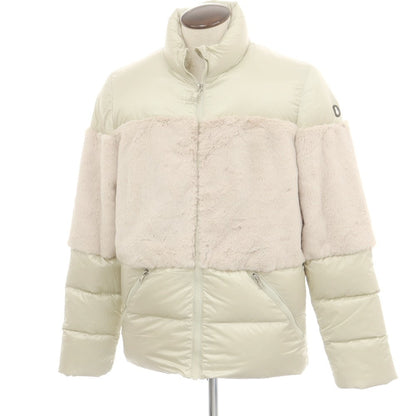 【中古】エーケーエム エイケイエム AKM × SNOWMAN NEWYORK ダウンジャケット ライトベージュ系【 L 】【 状態ランクA 】【 メンズ 】