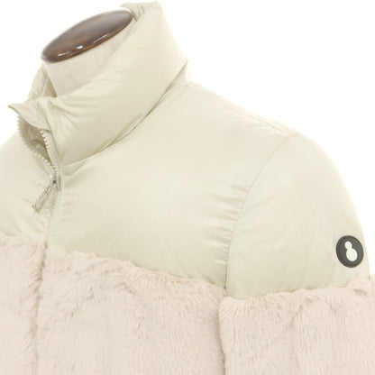 【中古】エーケーエム エイケイエム AKM × SNOWMAN NEWYORK ダウンジャケット ライトベージュ系【 L 】【 状態ランクA 】【 メンズ 】