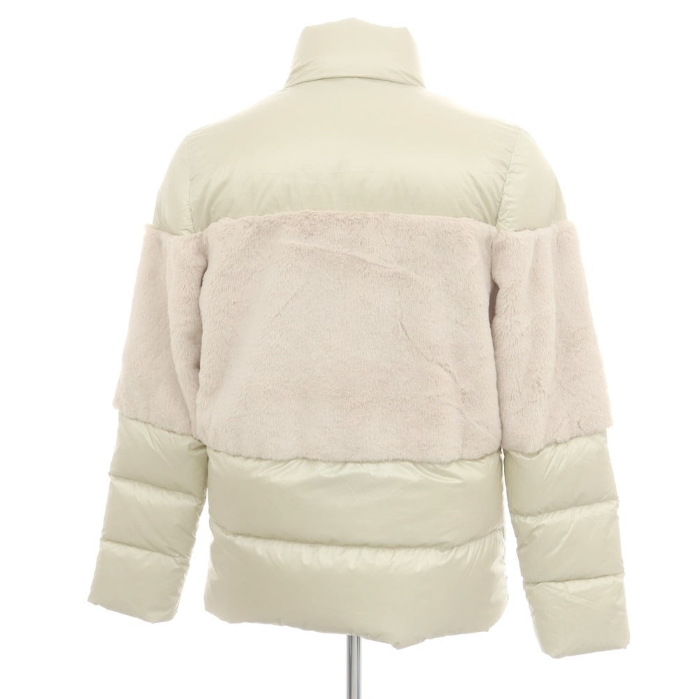 【中古】エーケーエム エイケイエム AKM × SNOWMAN NEWYORK ダウンジャケット ライトベージュ系【 L 】【 状態ランクA 】【 メンズ 】