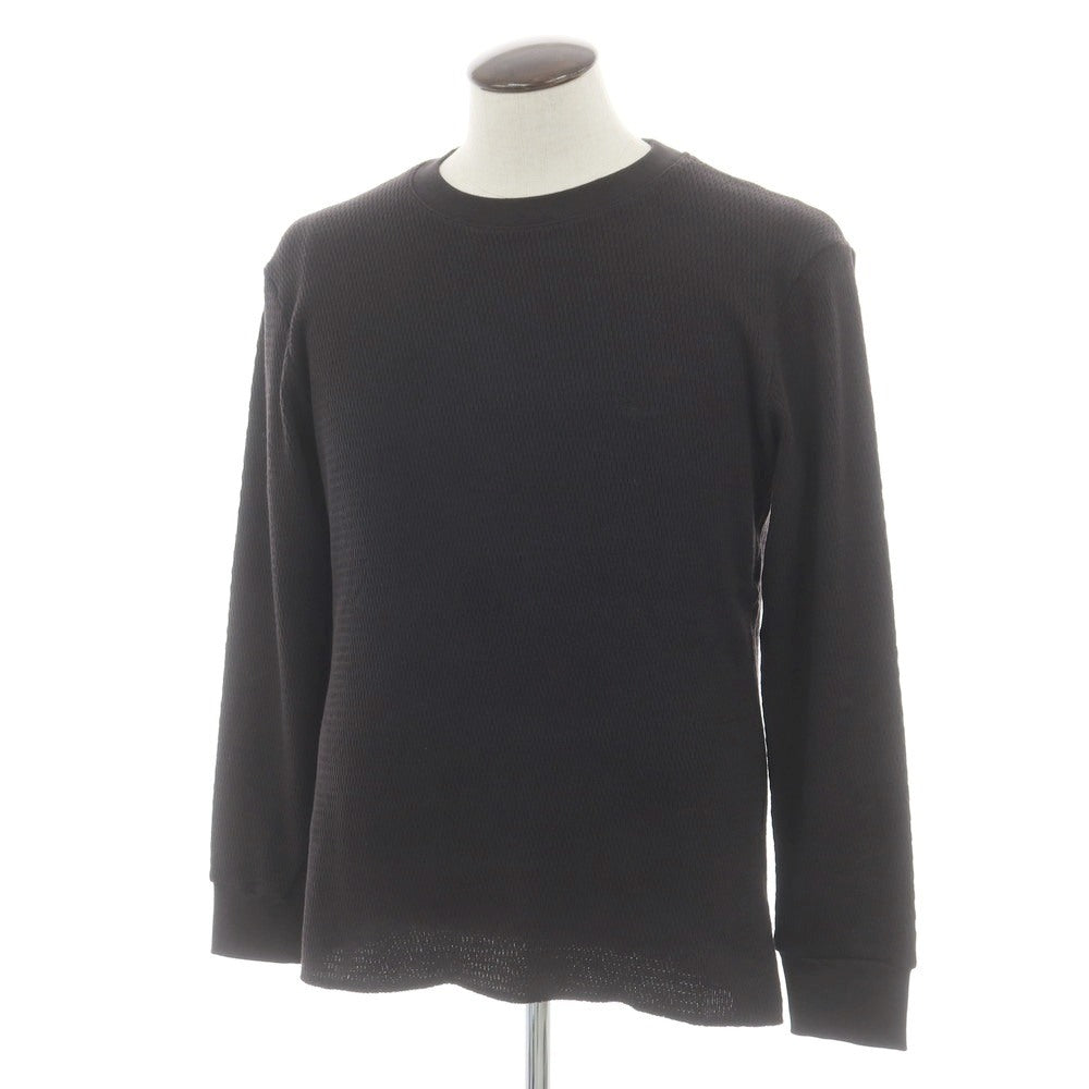 【中古】ウノピュウノウグァーレトレ 1piu1uguale3 コットン クルーネック 長袖Tシャツ ブラック【 5 】【 状態ランクA 】【 メンズ 】