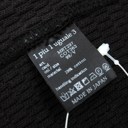 【中古】ウノピュウノウグァーレトレ 1piu1uguale3 コットン クルーネック 長袖Tシャツ ブラック【 5 】【 状態ランクA 】【 メンズ 】