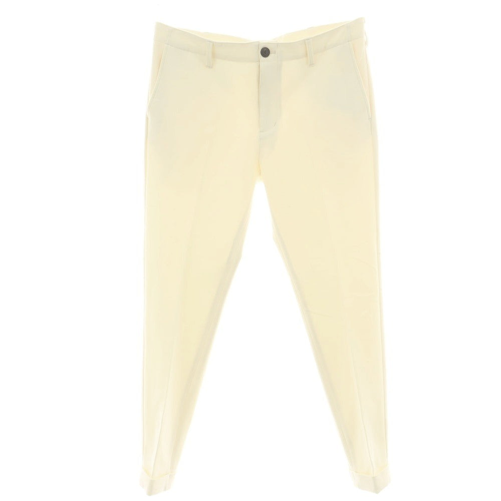 【中古】ウノピュウノウグァーレトレ 1piu1uguale3 ストレッチ ポリエステルレーヨン カジュアルスラックスパンツ クリーム【 6 】【 状態ランクB 】【 メンズ 】