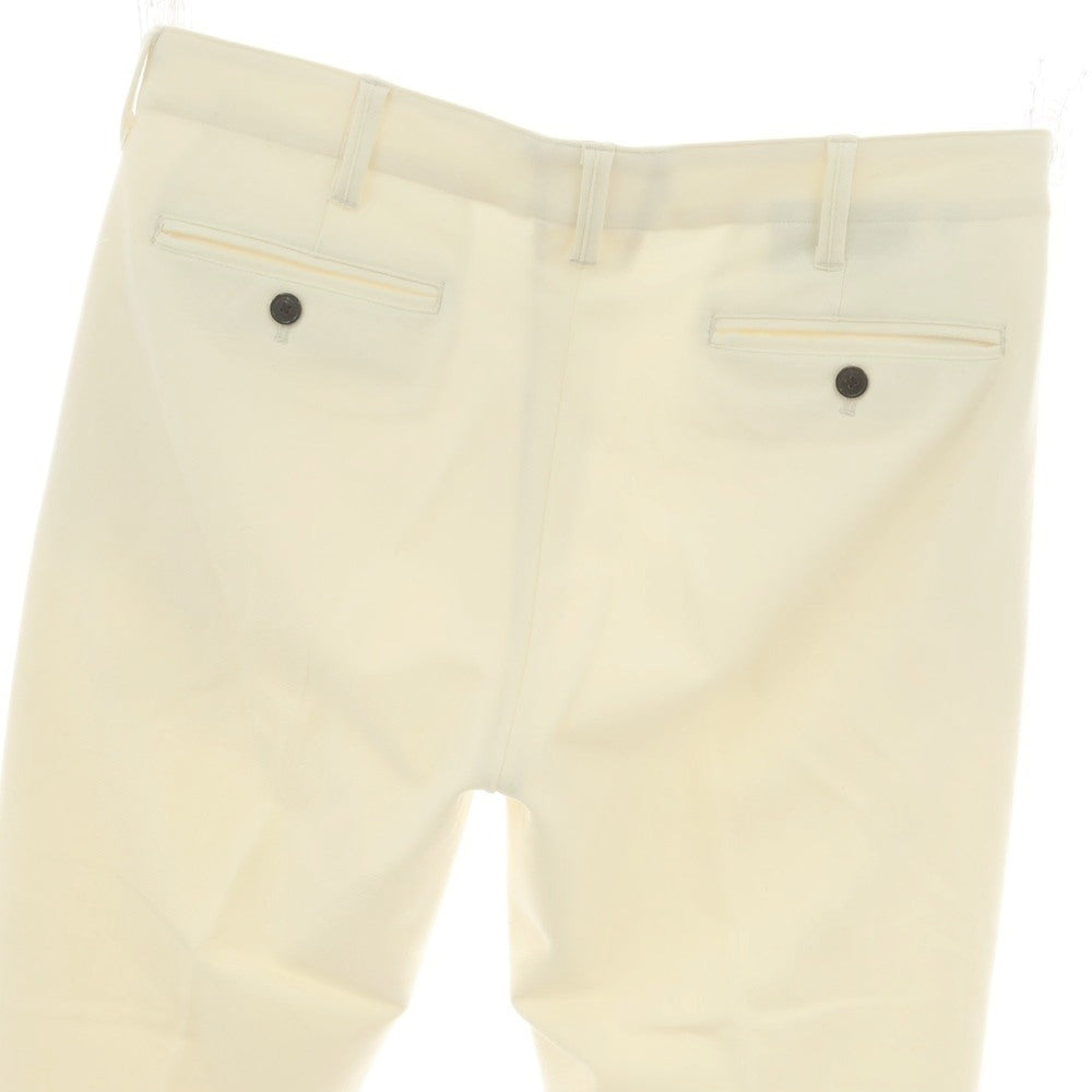 【中古】ウノピュウノウグァーレトレ 1piu1uguale3 ストレッチ ポリエステルレーヨン カジュアルスラックスパンツ クリーム【 6 】【 状態ランクB 】【 メンズ 】