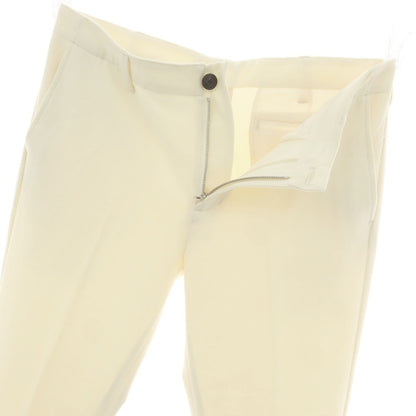 【中古】ウノピュウノウグァーレトレ 1piu1uguale3 ストレッチ ポリエステルレーヨン カジュアルスラックスパンツ クリーム【 6 】【 状態ランクB 】【 メンズ 】