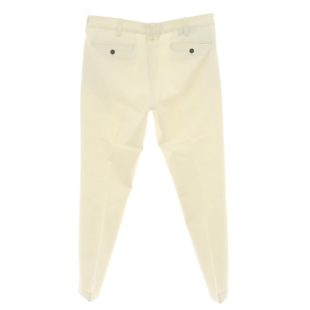 【中古】ウノピュウノウグァーレトレ 1piu1uguale3 ストレッチ ポリエステルレーヨン カジュアルスラックスパンツ クリーム【 6 】【 状態ランクB 】【 メンズ 】