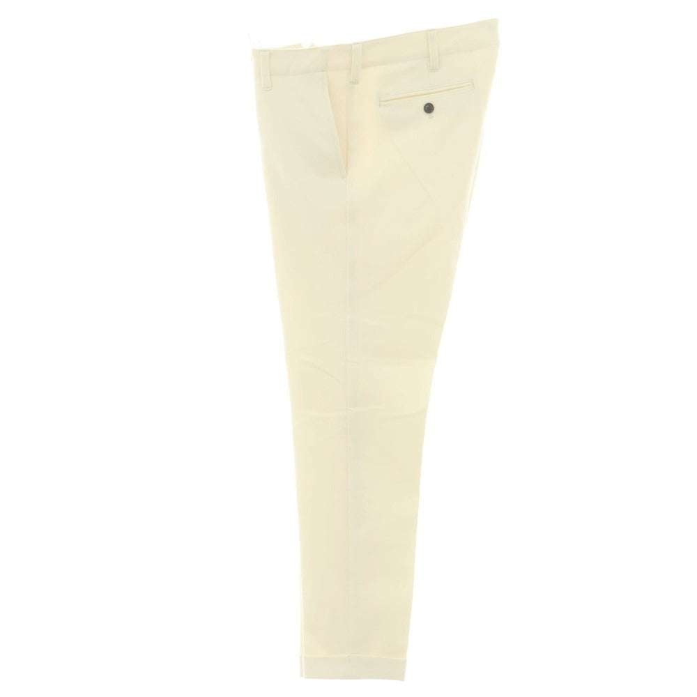 【中古】ウノピュウノウグァーレトレ 1piu1uguale3 ストレッチ ポリエステルレーヨン カジュアルスラックスパンツ クリーム【 6 】【 状態ランクB 】【 メンズ 】