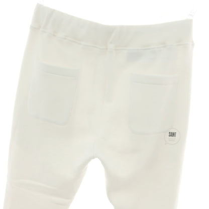 【中古】ウノピュウノウグァーレトレ 1piu1uguale3 × THESAINT MAFIA コットン スウェットパンツ ホワイト【 7 】【 状態ランクA 】【 メンズ 】