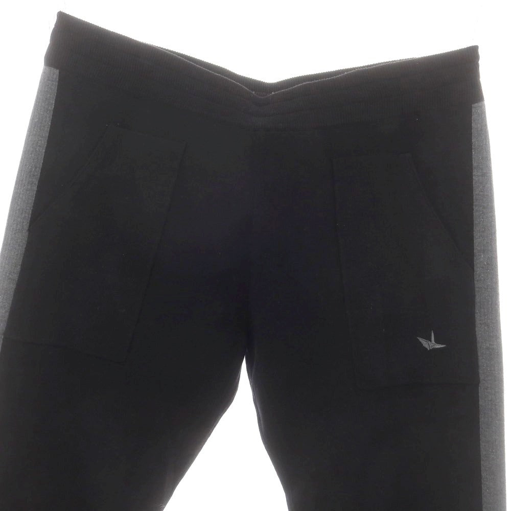 【中古】ウノピュウノウグァーレトレ 1piu1uguale3 シルクカシミヤナイロン ニット イージーパンツ ブラック【 6 】【 状態ランクA 】【 メンズ 】