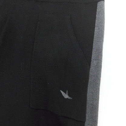 【中古】ウノピュウノウグァーレトレ 1piu1uguale3 シルクカシミヤナイロン ニット イージーパンツ ブラック【 6 】【 状態ランクA 】【 メンズ 】