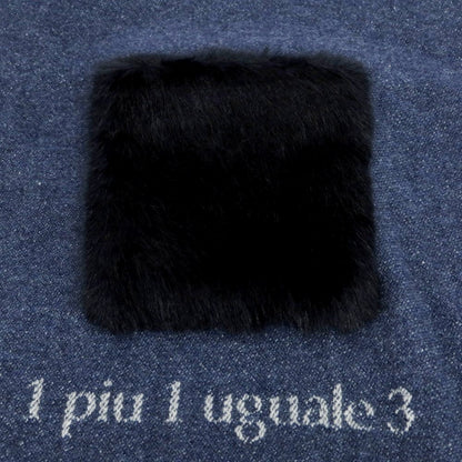 【中古】ウノピュウノウグァーレトレ 1piu1uguale3 カシミヤ マフラー ネイビー【 状態ランクA 】【 メンズ 】