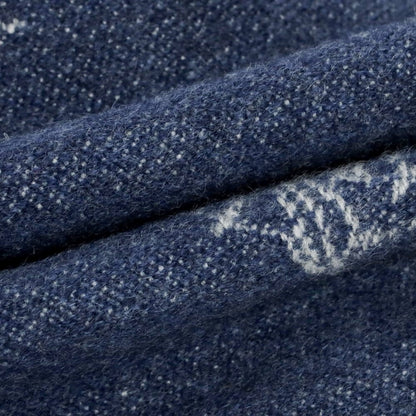 【中古】ウノピュウノウグァーレトレ 1piu1uguale3 カシミヤ マフラー ネイビー【 状態ランクA 】【 メンズ 】