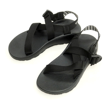 【中古】【未使用】ウノピュウノウグァーレトレ 1piu1uguale3 × chaco サンダル ブラック【 M9 】【 状態ランクS 】【 メンズ 】