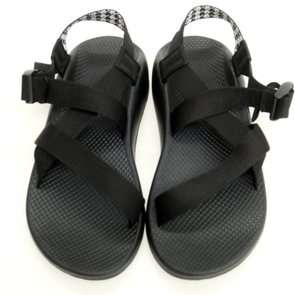 【中古】【未使用】ウノピュウノウグァーレトレ 1piu1uguale3 × chaco サンダル ブラック【 M9 】【 状態ランクS 】【 メンズ 】