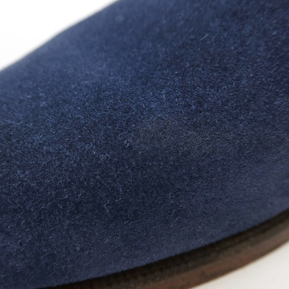 【中古】クロケットアンドジョーンズ CROCKETT&amp;JONES CHUKKA スエード チャッカブーツ ライトネイビー【 6D 】【 状態ランクB 】【 メンズ 】 [CPD]