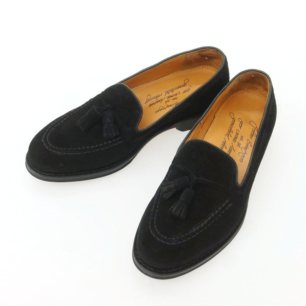 【中古】ジャランスリウァヤ JALAN SRIWIJAYA gleen label relaxing別注 スエード タッセル ローファー ブラック【 39 】【 状態ランクB 】【 メンズ 】