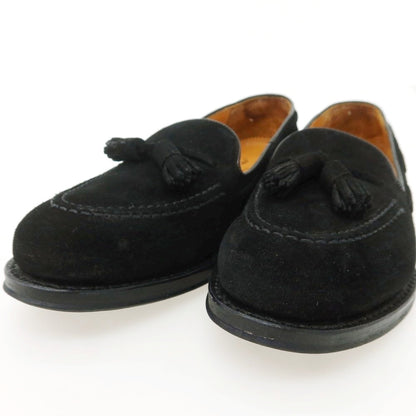 【中古】ジャランスリウァヤ JALAN SRIWIJAYA gleen label relaxing別注 スエード タッセル ローファー ブラック【 39 】【 状態ランクB 】【 メンズ 】