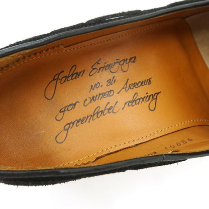 【中古】ジャランスリウァヤ JALAN SRIWIJAYA gleen label relaxing別注 スエード タッセル ローファー ブラック【 39 】【 状態ランクB 】【 メンズ 】