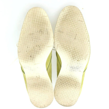 【中古】フェランテ FERRANTE スエード ブーツ ライトグリーン【 24.5位 】【 状態ランクC 】【 メンズ 】