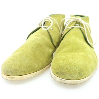 【中古】フェランテ FERRANTE スエード ブーツ ライトグリーン【 24.5位 】【 状態ランクC 】【 メンズ 】