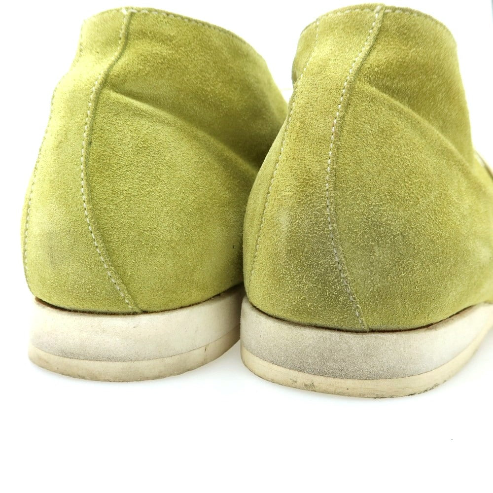【中古】フェランテ FERRANTE スエード ブーツ ライトグリーン【 24.5位 】【 状態ランクC 】【 メンズ 】