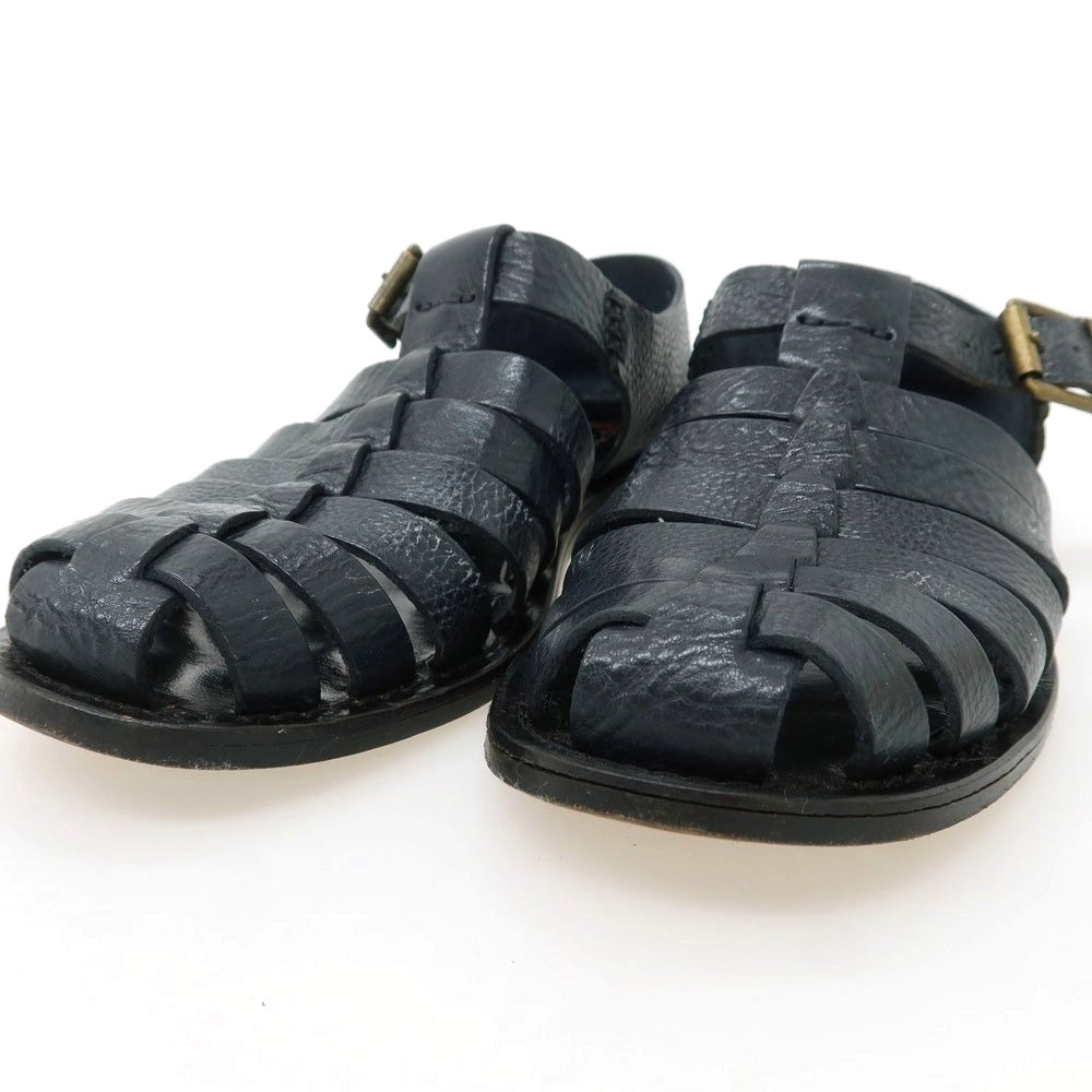 【中古】フラテッリ ヴァンニ FRATELLI VANNI レザー グルカサンダル ネイビー【 40 】【 状態ランクB 】【 メンズ 】