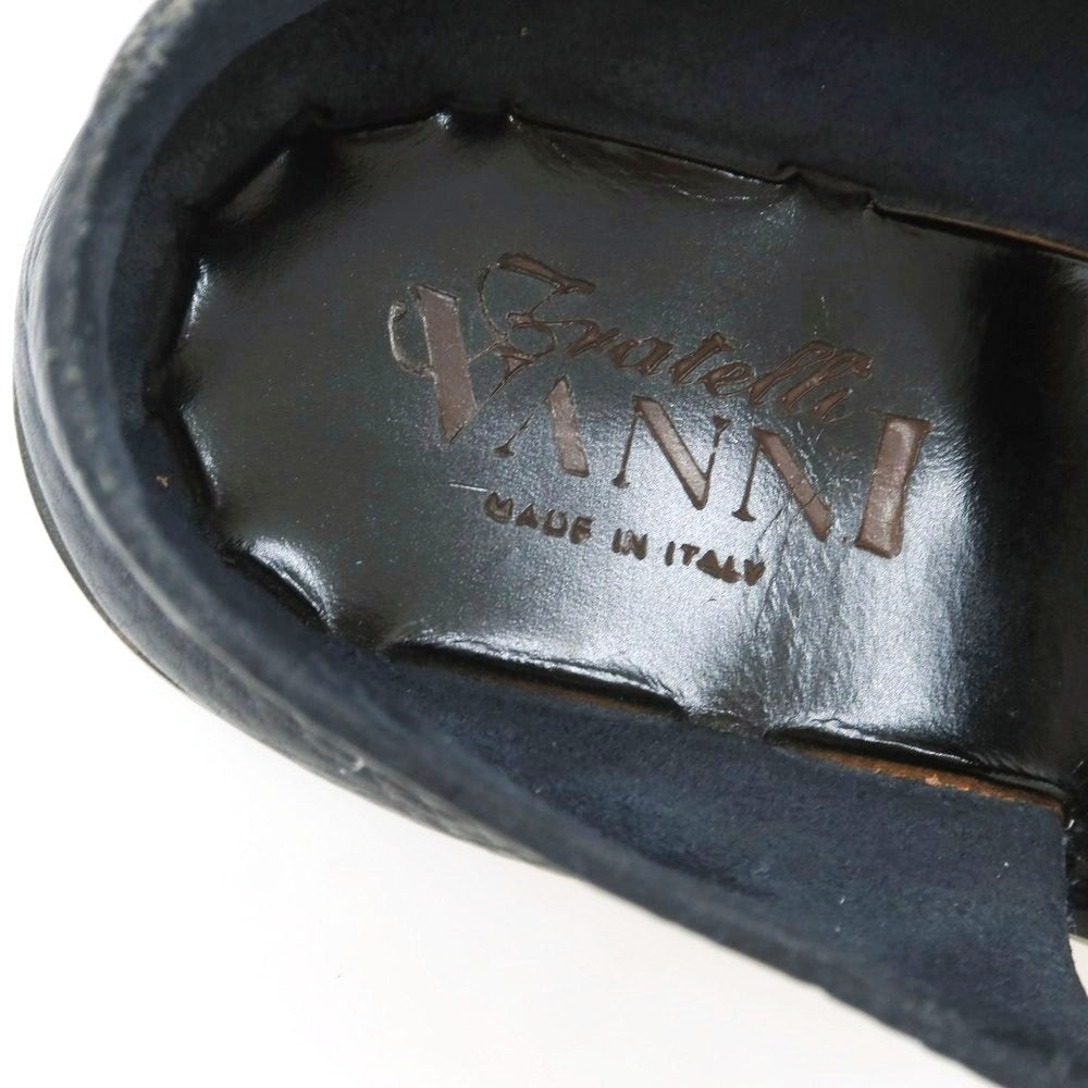 【中古】フラテッリ ヴァンニ FRATELLI VANNI レザー グルカサンダル ネイビー【 40 】【 状態ランクB 】【 メンズ 】