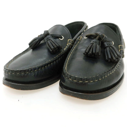【中古】ランコート RANCOURT タッセルモカシン デッキシューズ ブラック【 6D 】【 状態ランクB 】【 メンズ 】