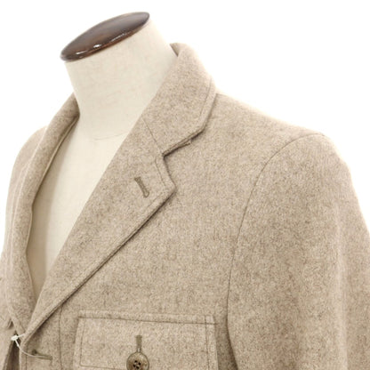 【中古】オスカーマランゴン OSCAR MARANGON GIACCAMILITARE ウールナイロン 3B カジュアルジャケット グレージュ【 50 】【 状態ランクB 】【 メンズ 】