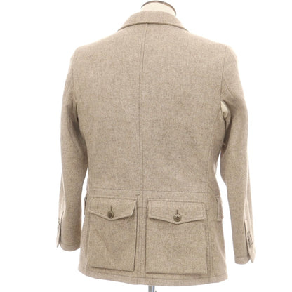 【中古】オスカーマランゴン OSCAR MARANGON GIACCAMILITARE ウールナイロン 3B カジュアルジャケット グレージュ【 50 】【 状態ランクB 】【 メンズ 】