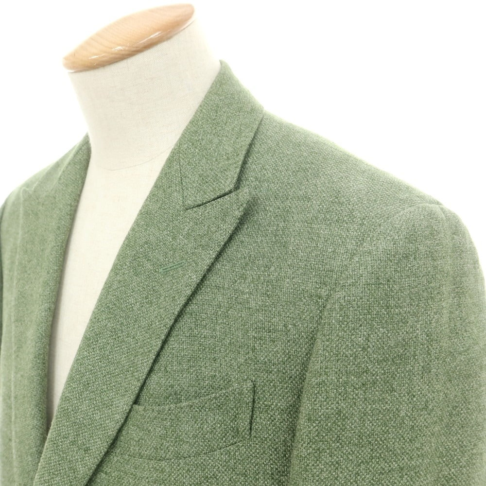 【中古】コシファントゥッテ COSI FAN TUTTE コットンウールカシミヤ 3B テーラードジャケット グリーン系【 44 】【 状態ランクB 】【 メンズ 】
