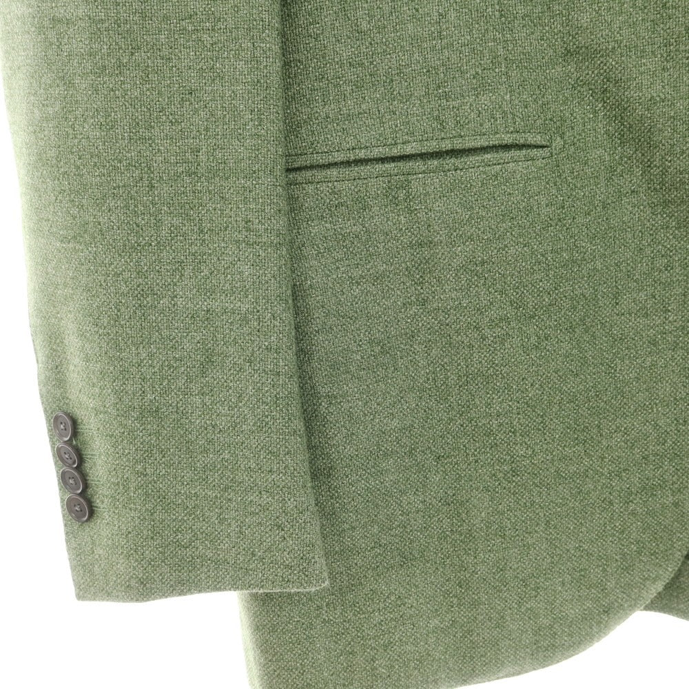【中古】コシファントゥッテ COSI FAN TUTTE コットンウールカシミヤ 3B テーラードジャケット グリーン系【 44 】【 状態ランクB 】【 メンズ 】