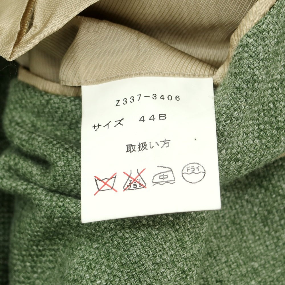 【中古】コシファントゥッテ COSI FAN TUTTE コットンウールカシミヤ 3B テーラードジャケット グリーン系【 44 】【 状態ランクB 】【 メンズ 】