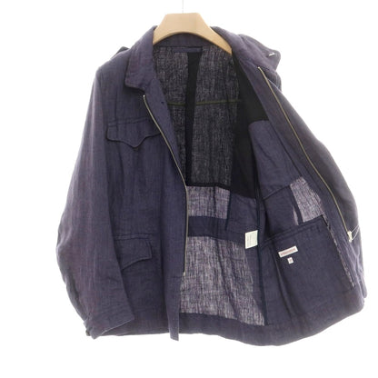 【中古】ドレステリア DRESSTERIOR リネン ミリタリージャケット パープルネイビー【 S 】【 状態ランクB 】【 メンズ 】