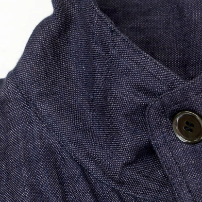 【中古】ドレステリア DRESSTERIOR リネン ミリタリージャケット パープルネイビー【 S 】【 状態ランクB 】【 メンズ 】