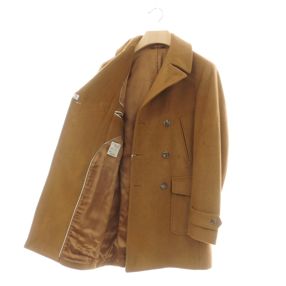 【中古】エルビーエム1911 L.B.M.1911 ウールカシミヤ ピーコート ライトブラウン【 44 】【 状態ランクC 】【 メンズ 】