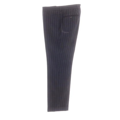 【中古】ビームスエフ BEAMS F サマーウール ストライプ 3つボタンスーツ ネイビー【 93 】【 状態ランクC 】【 メンズ 】