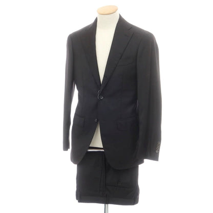 【中古】ブリッラ ペル イル グスト Brilla per il gusto ウール 3つボタンスーツ ブラック【 44 】【 状態ランクB 】【 メンズ 】