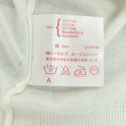 【中古】ジョンスメドレー JOHN SMEDLEY ハイゲージ シーアイランドコットン ハイネック 半袖 プルオーバーニット アイボリー【 S 】【 状態ランクC 】【 メンズ 】