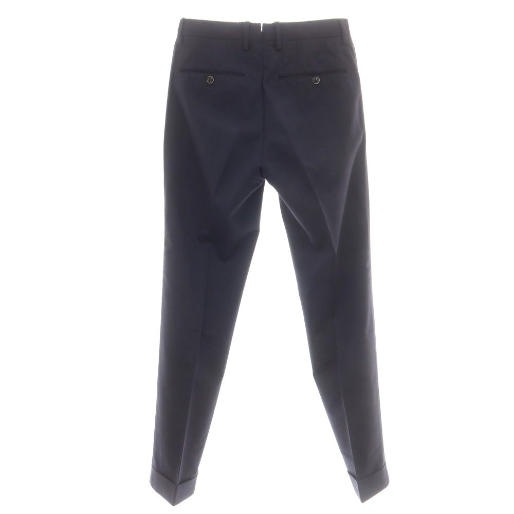 【中古】ピーティーゼロウーノ PT01 BEAMS F別注 ストレッチ ウール ドレススラックスパンツ ネイビー【 44 】【 状態ランクB 】【 メンズ 】