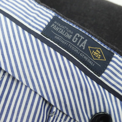【中古】ジーティーアー G.T.A ウール ドレススラックスパンツ ダークグレー【 44 】【 状態ランクD 】【 メンズ 】