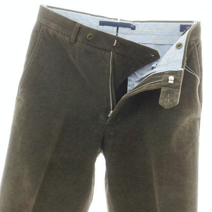 【中古】インコテックス INCOTEX BEAMS F別注 コットン カジュアルスラックスパンツ オリーブグリーン【 44 】【 状態ランクC 】【 メンズ 】