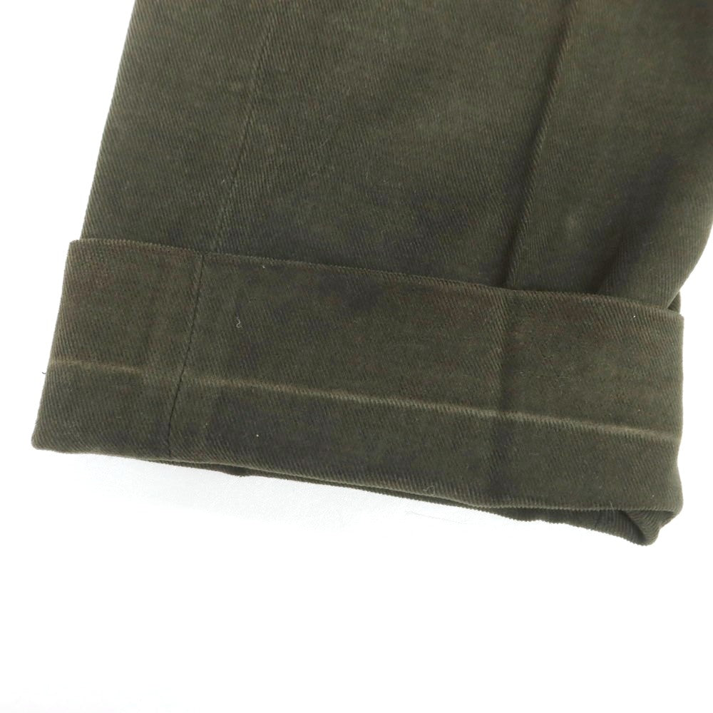 【中古】インコテックス INCOTEX BEAMS F別注 コットン カジュアルスラックスパンツ オリーブグリーン【 44 】【 状態ランクC 】【 メンズ 】