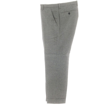 【中古】スーツカンパニー THE SUIT COMPANY ウールポリエステル ハウンドトゥース ドレススラックスパンツ グレー【 M（79cm） 】【 状態ランクB 】【 メンズ 】