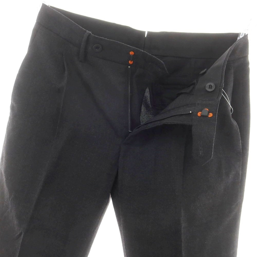 【中古】シビリア SIVIGLIA ウールポリエステル ドレススラックスパンツ チャコール【 31 】【 状態ランクC 】【 メンズ 】