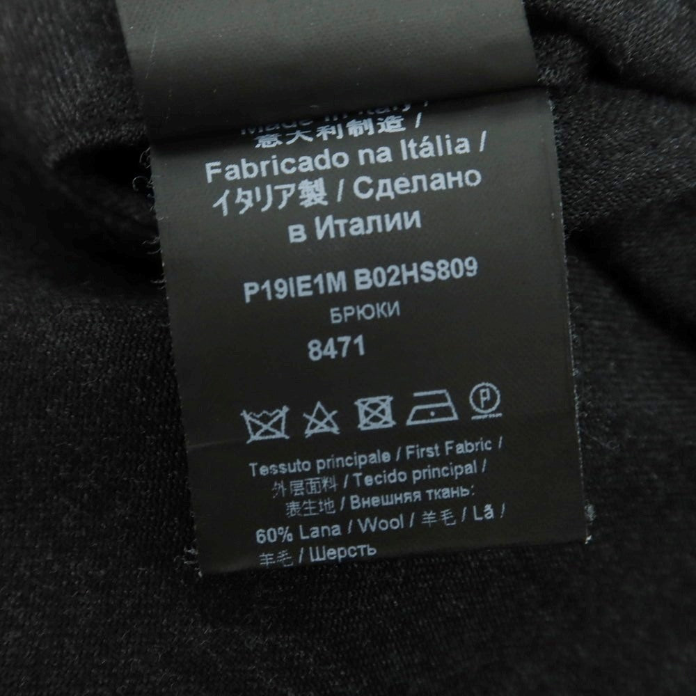 【中古】シビリア SIVIGLIA ウールポリエステル ドレススラックスパンツ チャコール【 31 】【 状態ランクC 】【 メンズ 】